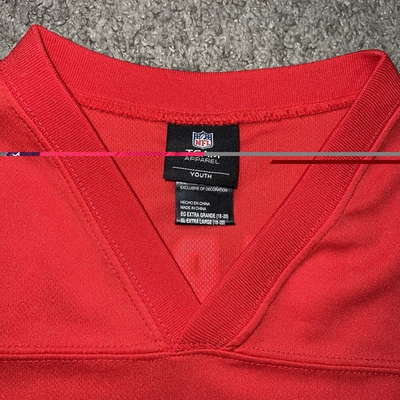 Jamaal Charles #25 Kansas City Chiefs NFL Team Apparel Jersey Youth XL - Picture 2 of 5